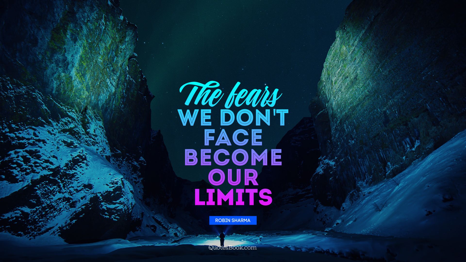 The fears we don't face become our limits. - Quote by Robin Sharma