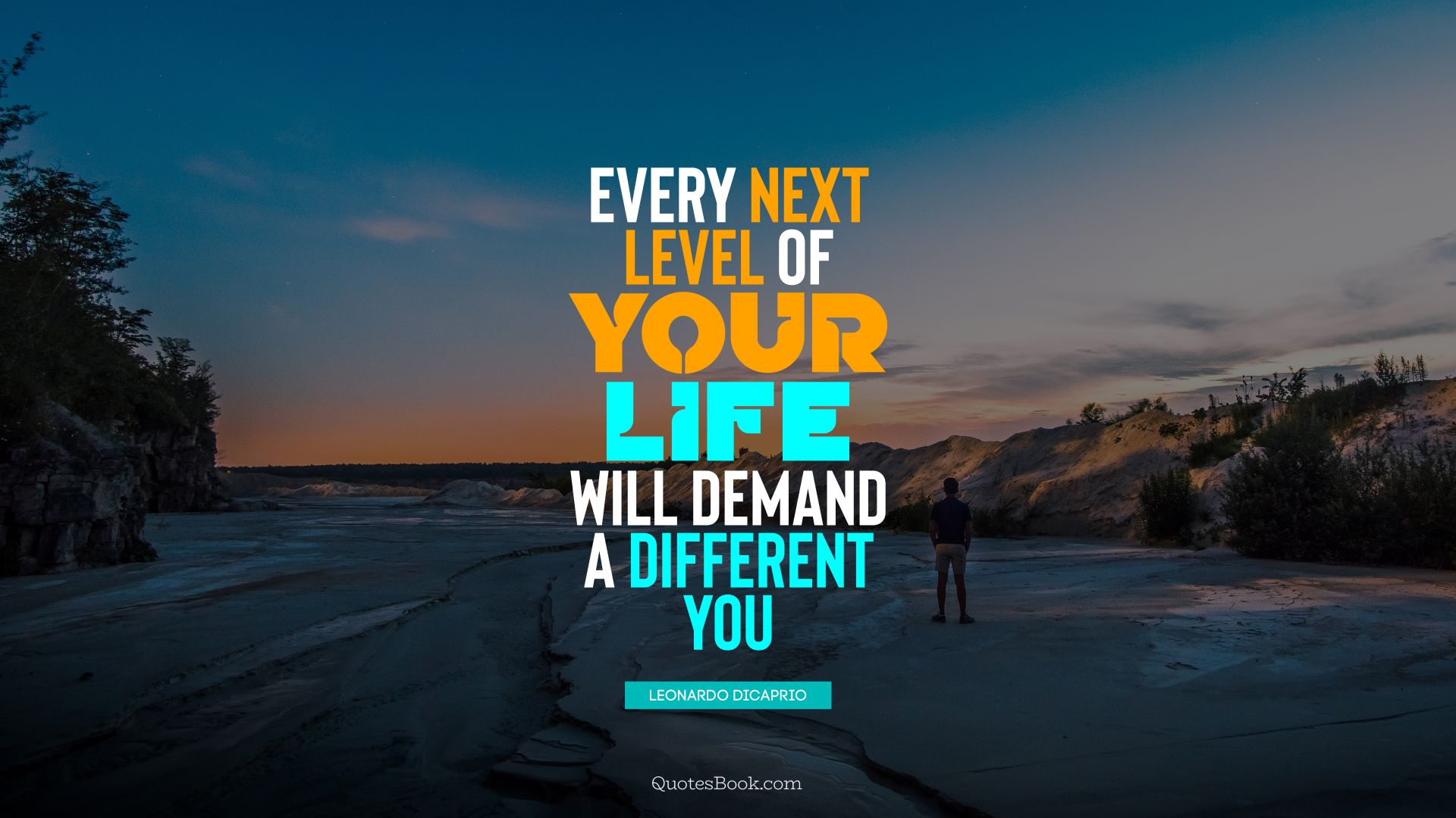 Every next level of your life will demand a different you. - Quote by Leonardo DiCaprio
