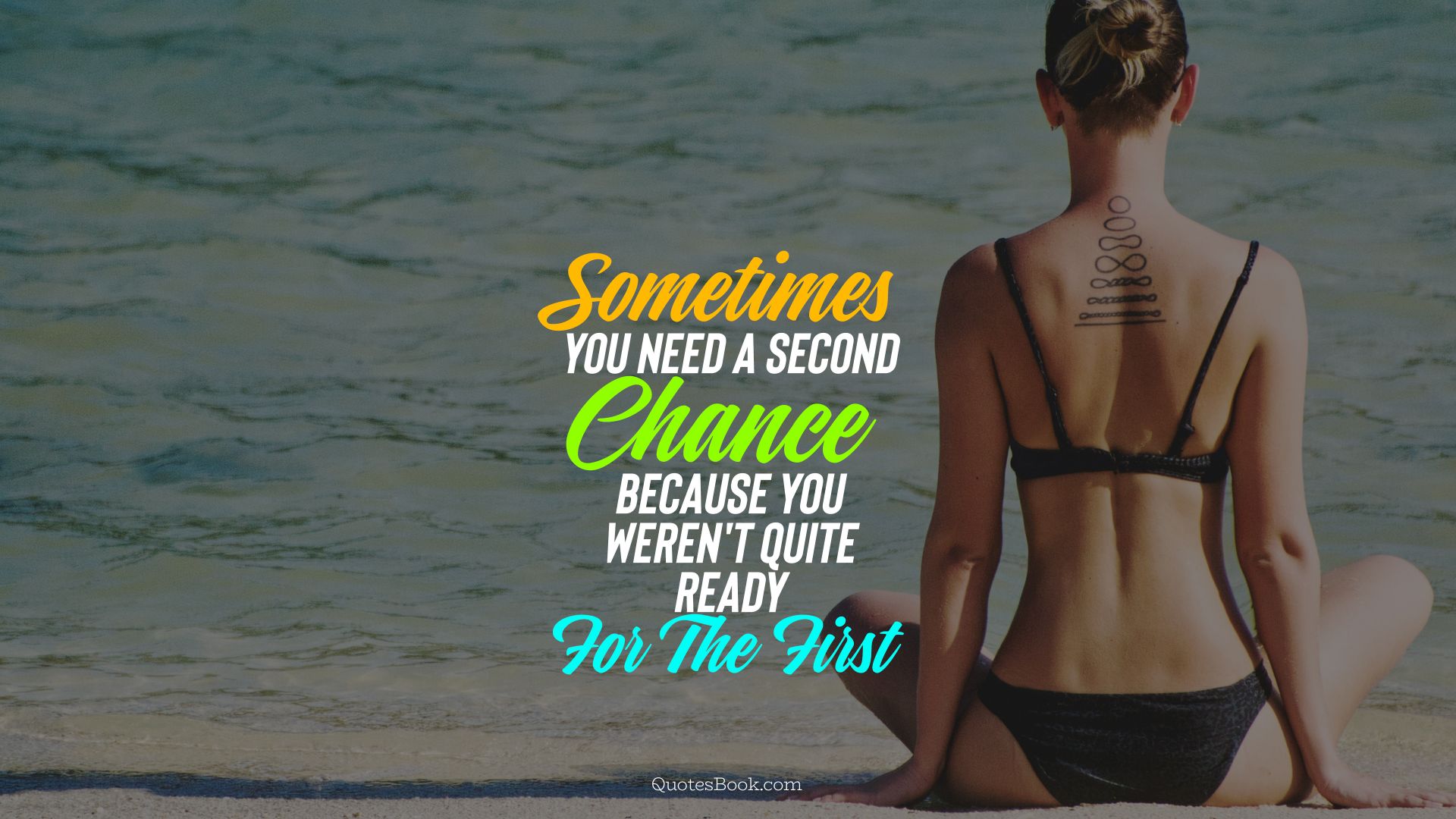 Sometimes you need a second chance because you weren't quite ready for the first 