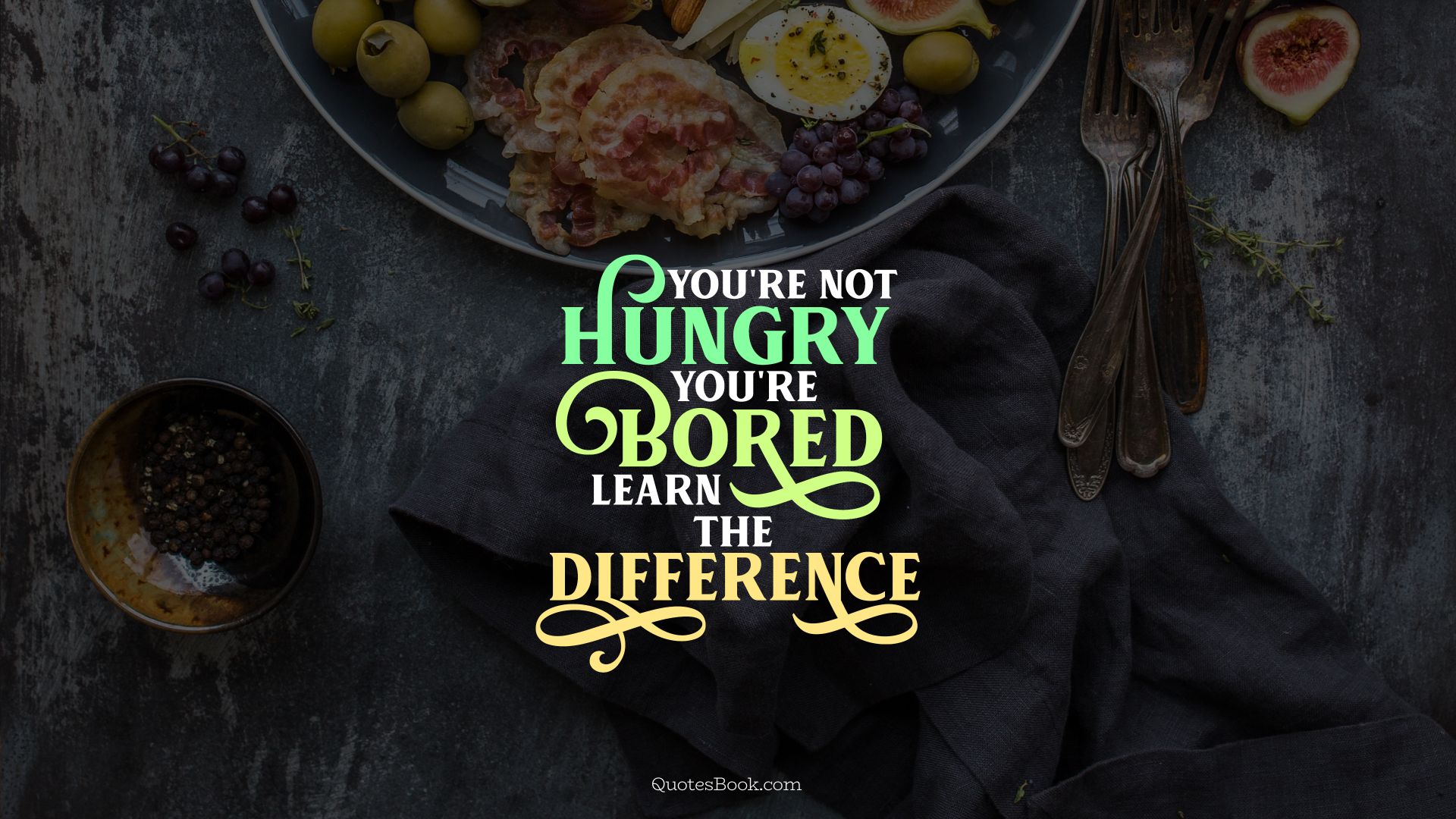Нou're not hungry you're bored learn the difference