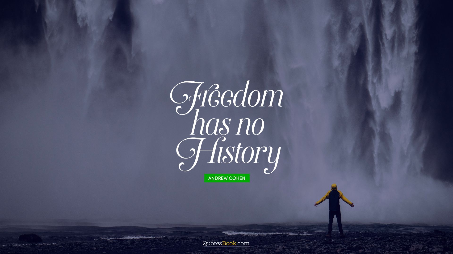 Freedom has no history. - Quote by Andrew Cohen