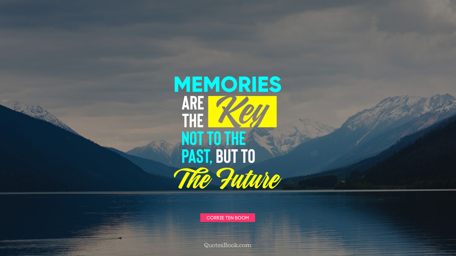 Memories are the key not to the past, but to the future. - Quote by Corrie Ten Boom