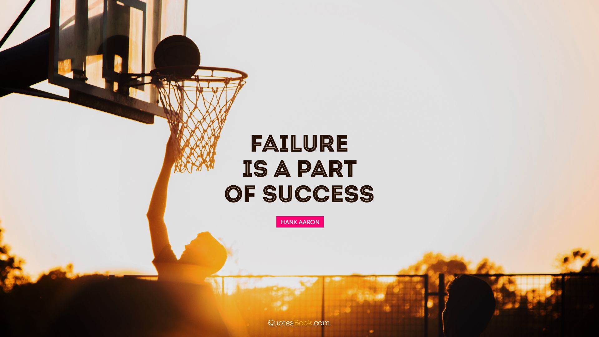 Failure is a part of success. - Quote by Hank Aaron