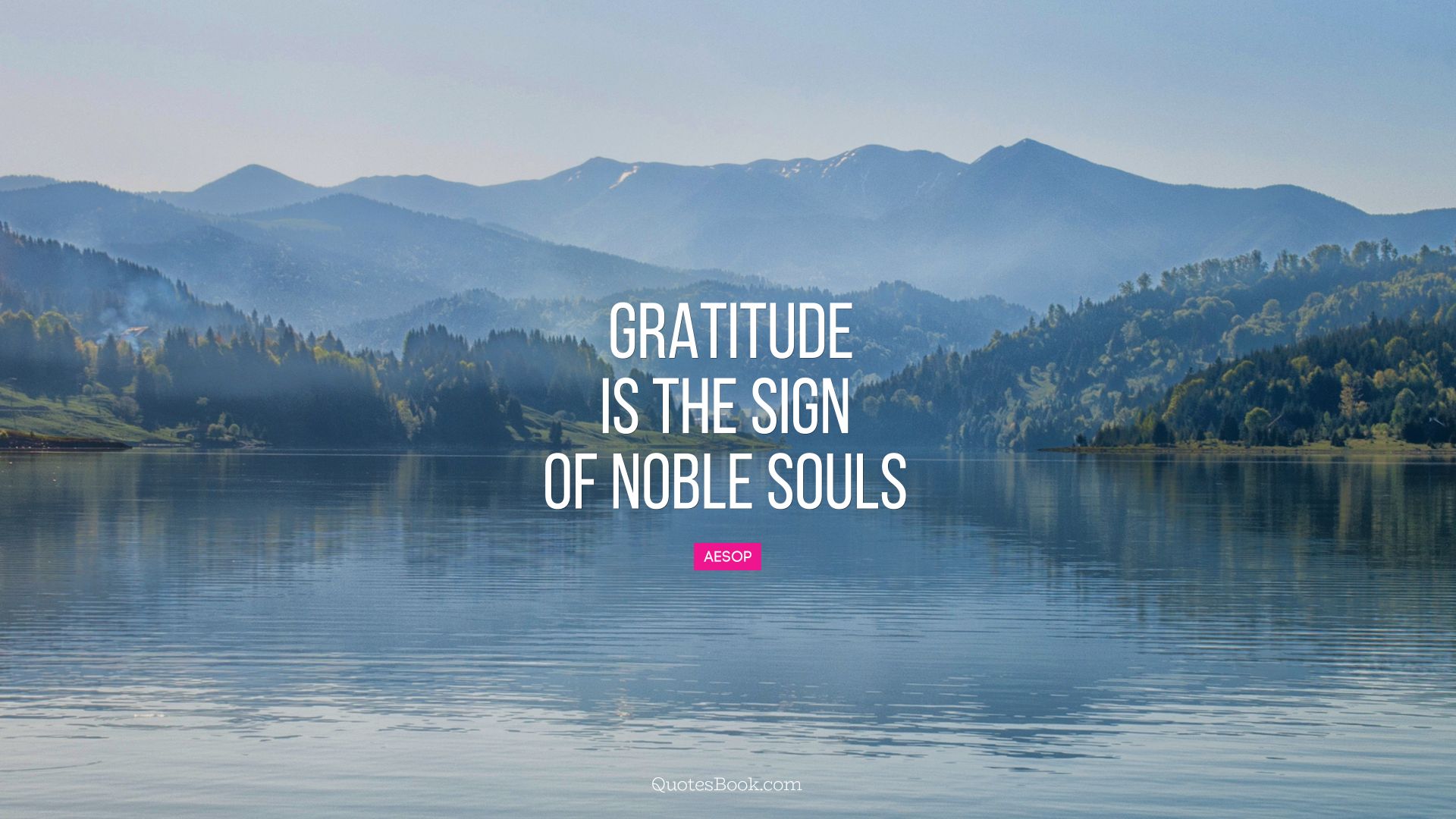 Gratitude is the sign of noble souls. - Quote by Aesop