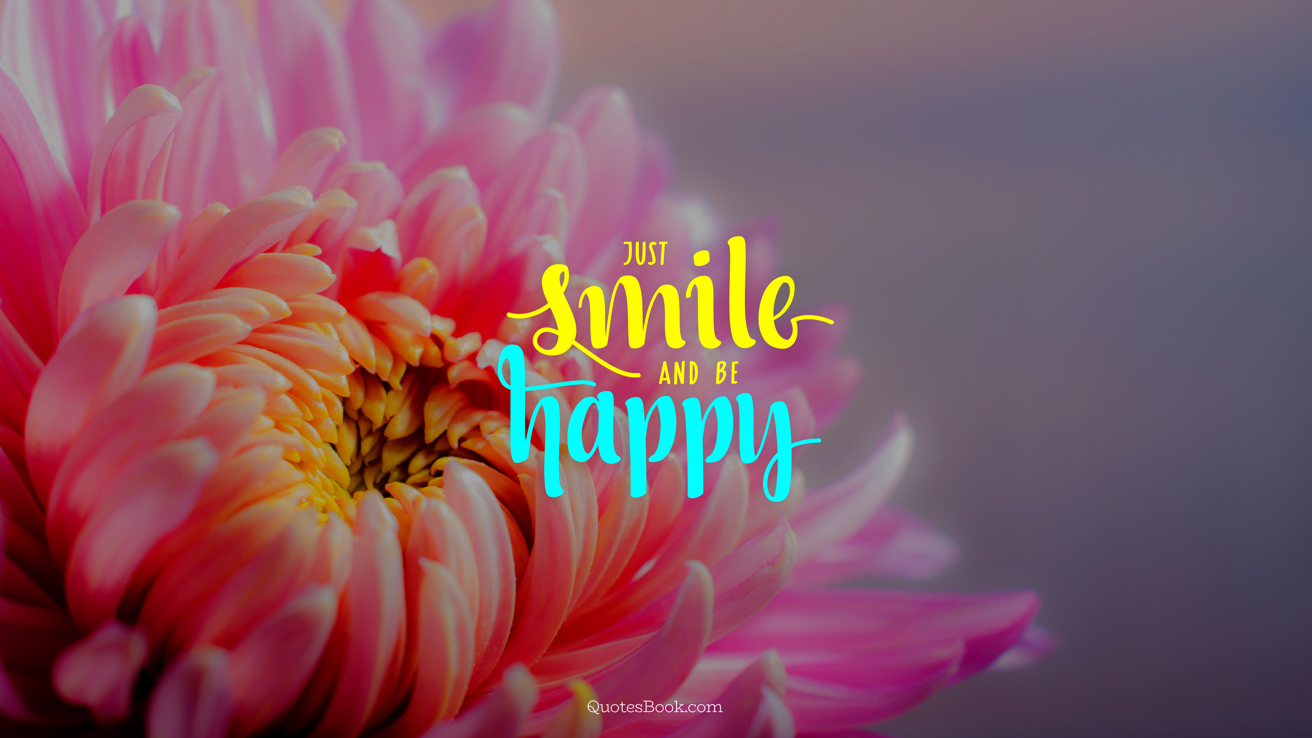 Just smile and be happy QuotesBook
